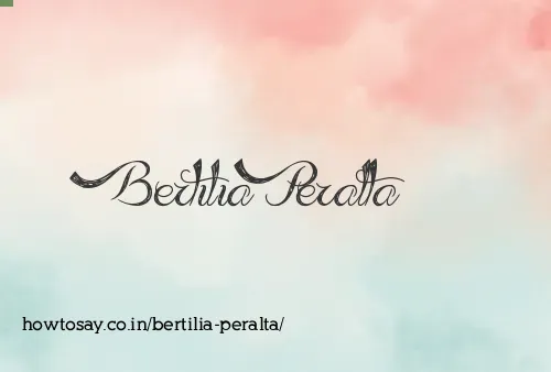 Bertilia Peralta