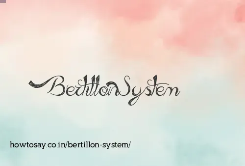 Bertillon System