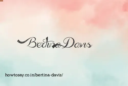 Bertina Davis