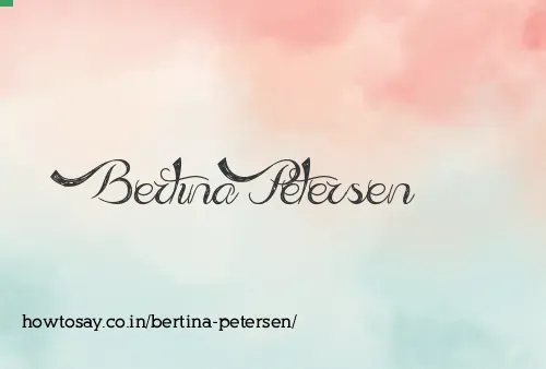Bertina Petersen