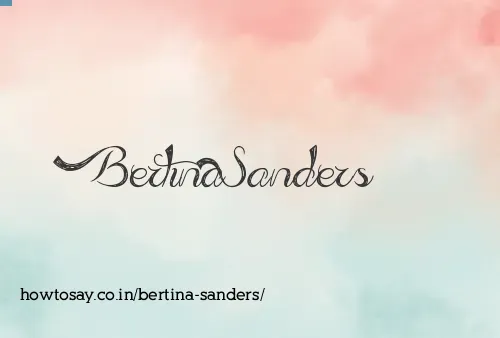 Bertina Sanders