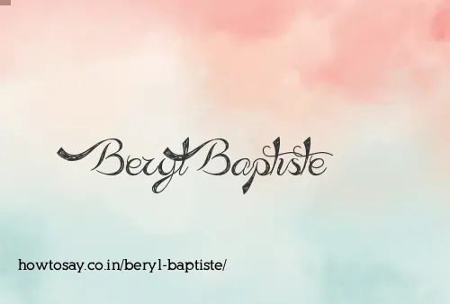 Beryl Baptiste