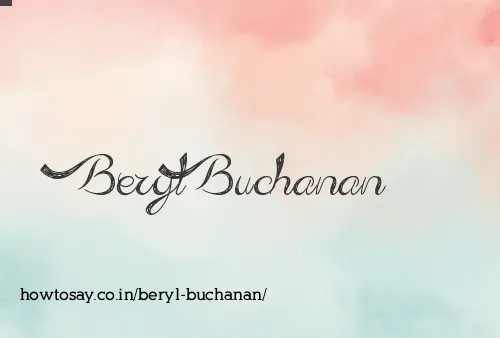 Beryl Buchanan