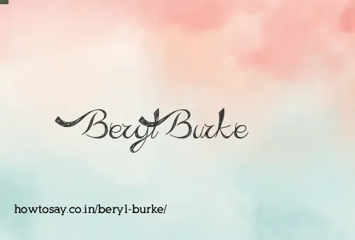 Beryl Burke