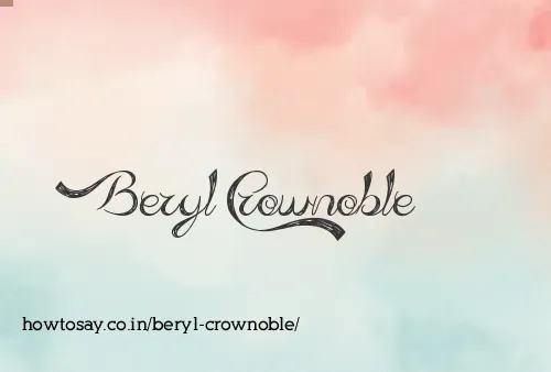 Beryl Crownoble