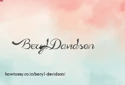 Beryl Davidson