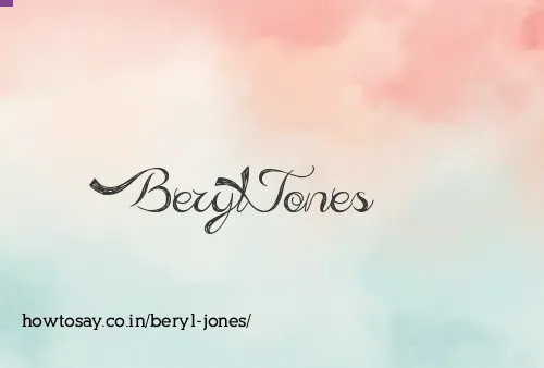 Beryl Jones