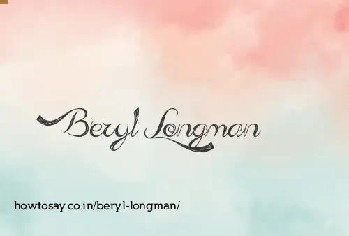 Beryl Longman