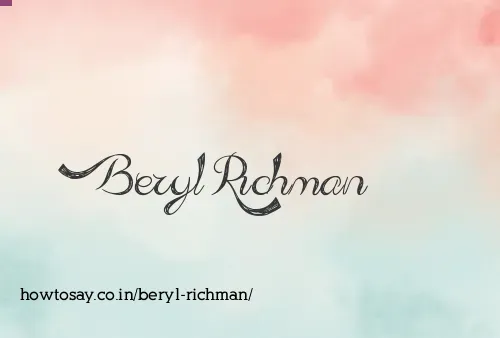 Beryl Richman