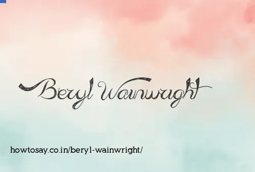 Beryl Wainwright