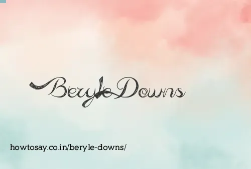 Beryle Downs