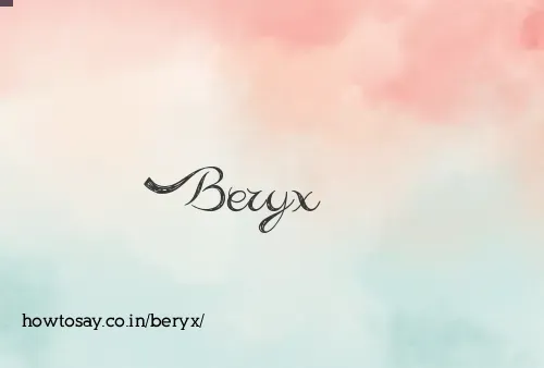 Beryx