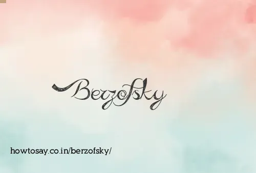 Berzofsky