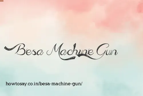 Besa Machine Gun