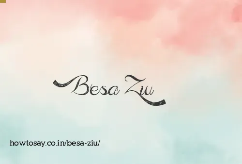 Besa Ziu