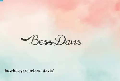 Bess Davis