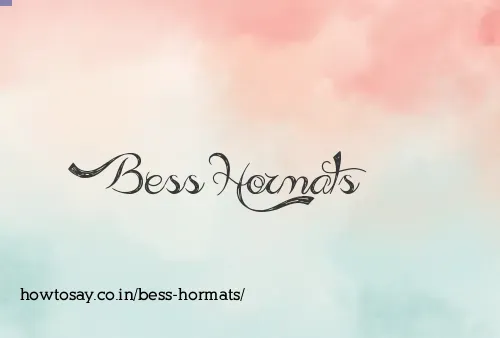 Bess Hormats