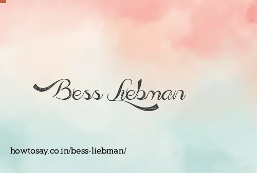 Bess Liebman