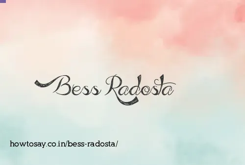 Bess Radosta
