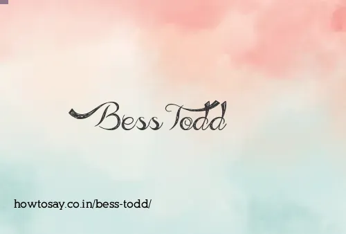 Bess Todd