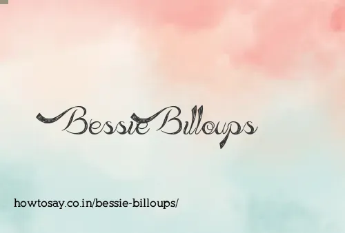 Bessie Billoups