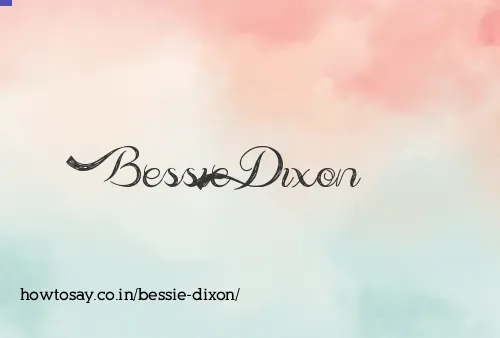 Bessie Dixon