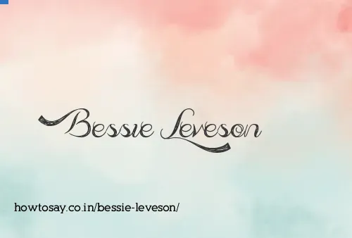 Bessie Leveson