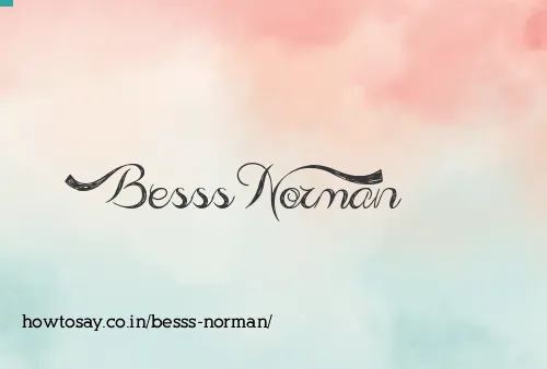 Besss Norman