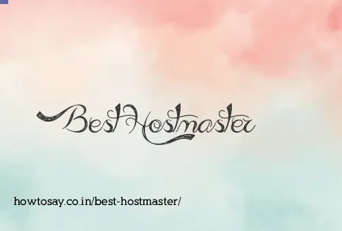 Best Hostmaster