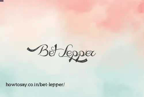 Bet Lepper