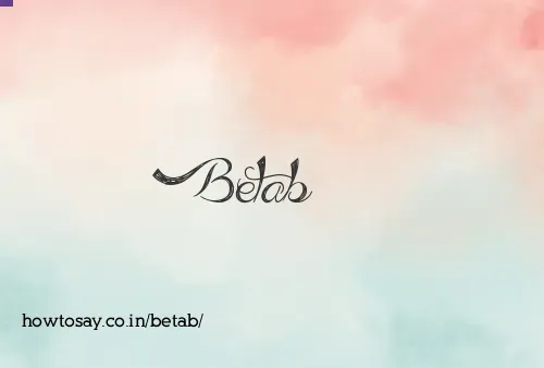 Betab