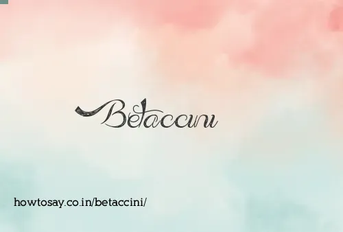 Betaccini