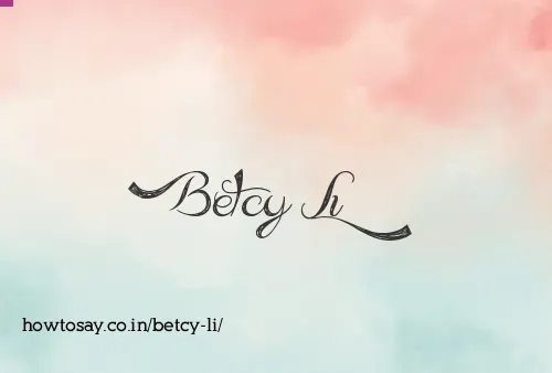 Betcy Li