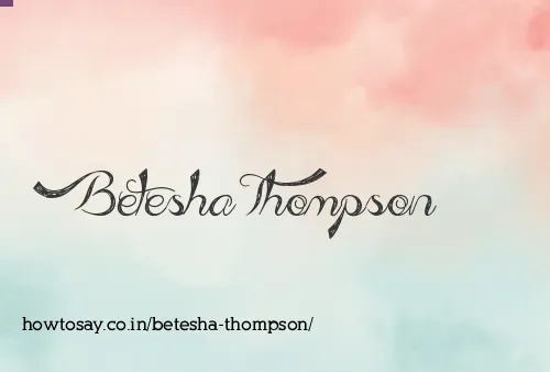 Betesha Thompson