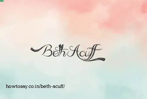 Beth Acuff