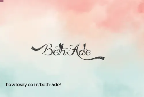 Beth Ade