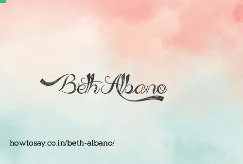Beth Albano