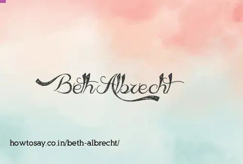 Beth Albrecht