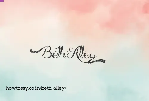 Beth Alley