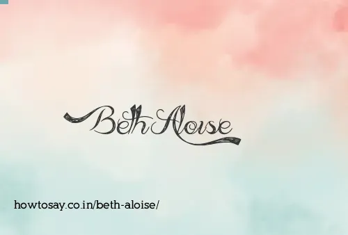 Beth Aloise