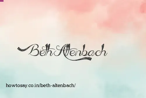Beth Altenbach