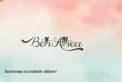 Beth Altherr