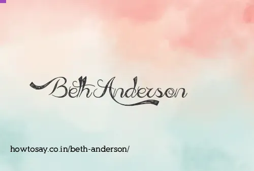 Beth Anderson