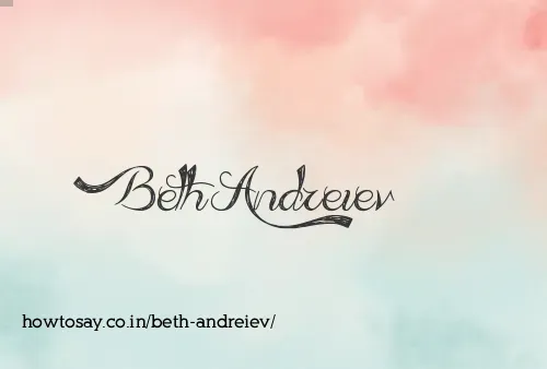 Beth Andreiev