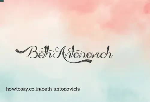 Beth Antonovich