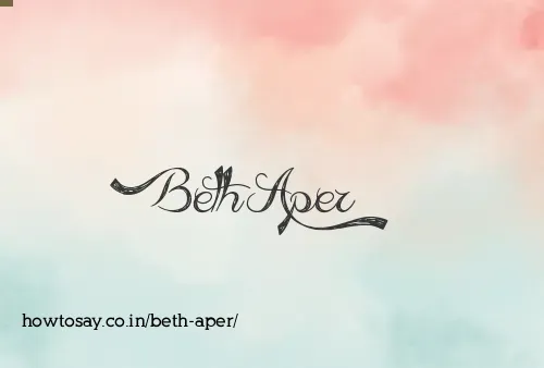 Beth Aper