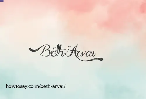 Beth Arvai