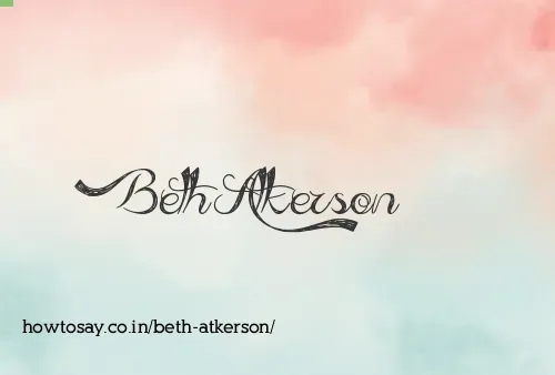 Beth Atkerson