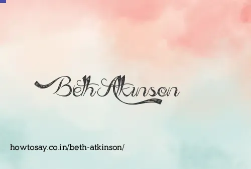 Beth Atkinson
