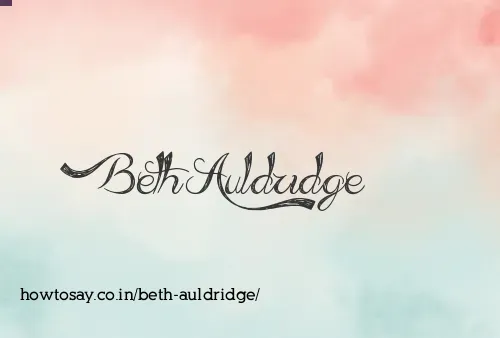 Beth Auldridge
